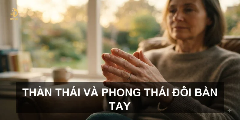 Thần thái và phong thái đôi bàn tay