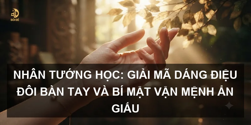 Nhân tướng học: Giải mã dáng điệu đôi bàn tay và bí mật vận mệnh ẩn giấu