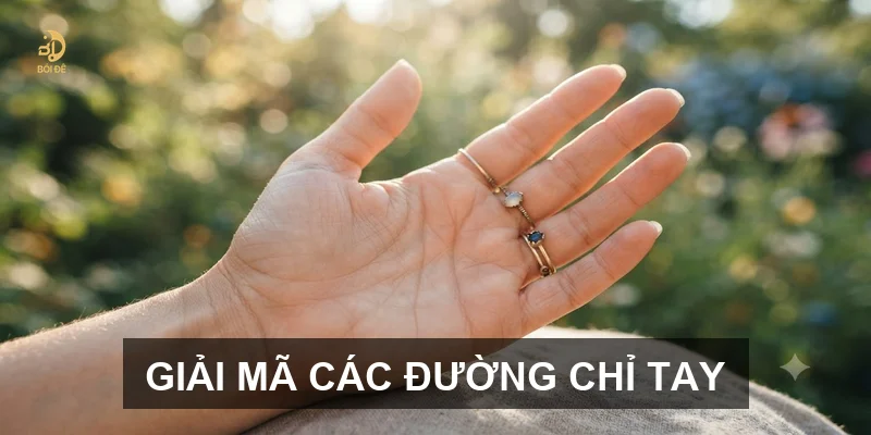Giải mã các đường chỉ tay