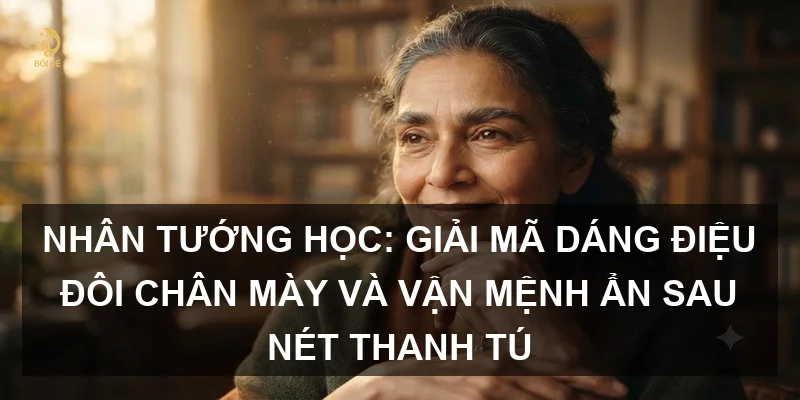 Nhân tướng học: Giải mã dáng điệu đôi chân mày và vận mệnh ẩn sau nét thanh tú