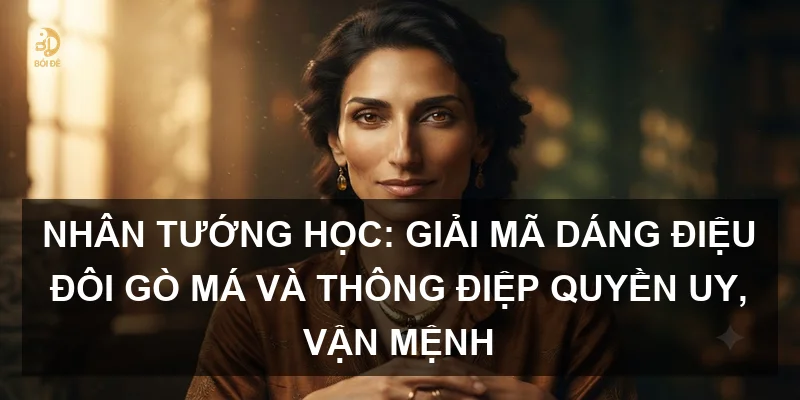 Nhân tướng học: Giải mã dáng điệu đôi gò má và thông điệp quyền uy, vận mệnh
