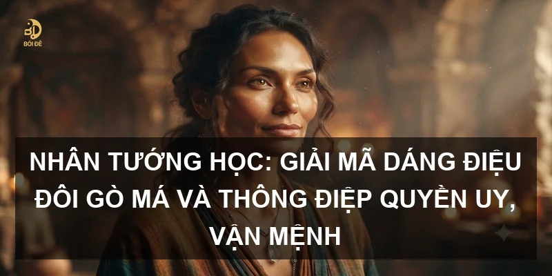 Nhân tướng học: Giải mã dáng điệu đôi gò má và thông điệp quyền uy, vận mệnh