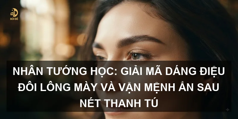Nhân tướng học: Giải mã dáng điệu đôi lông mày và vận mệnh ẩn sau nét thanh tú