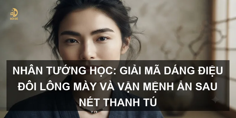 Nhân tướng học: Giải mã dáng điệu đôi lông mày và vận mệnh ẩn sau nét thanh tú