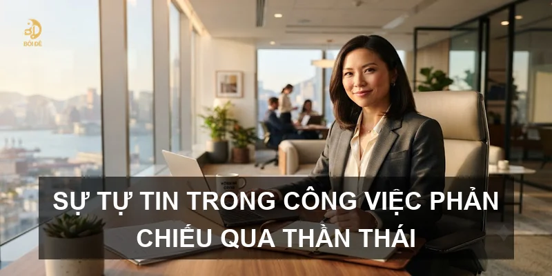 Sự tự tin trong công việc phản chiếu qua thần thái