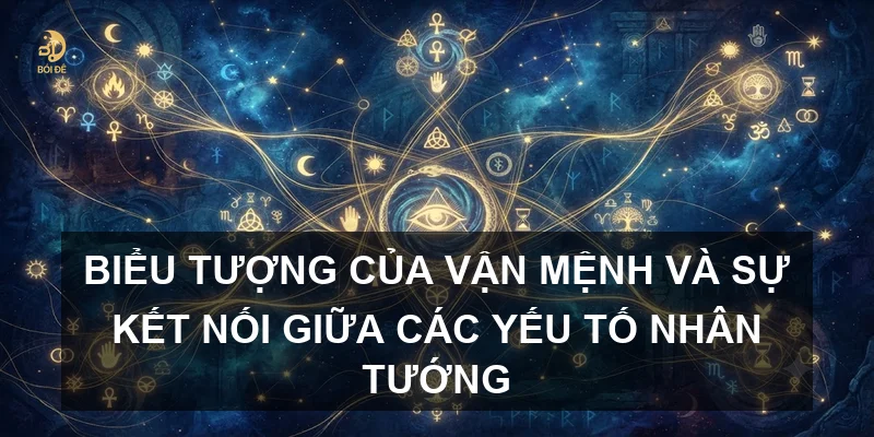 Biểu tượng của vận mệnh và sự kết nối giữa các yếu tố nhân tướng