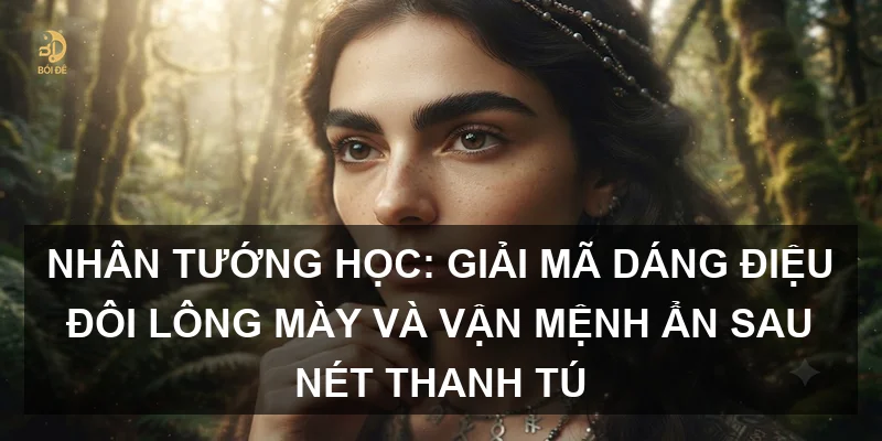 Nhân tướng học: Giải mã dáng điệu đôi lông mày và vận mệnh ẩn sau nét thanh tú