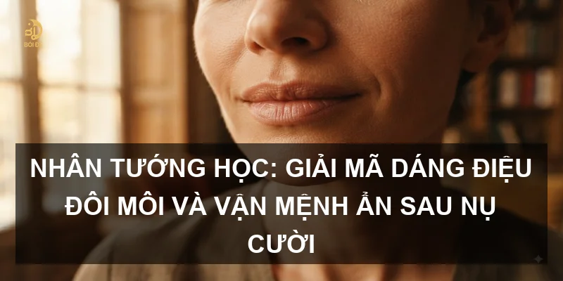 Nhân tướng học: Giải mã dáng điệu đôi môi và vận mệnh ẩn sau nụ cười