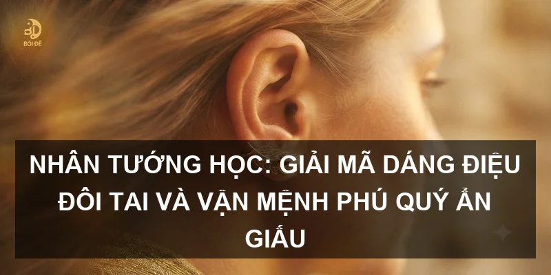 Nhân tướng học: Giải mã dáng điệu đôi tai và vận mệnh phú quý ẩn giấu