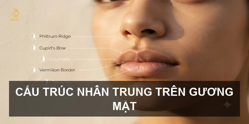 Cấu trúc nhân trung trên gương mặt