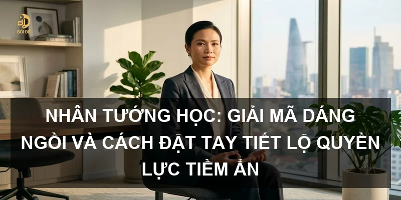 Nhân tướng học: Giải mã dáng ngồi và cách đặt tay tiết lộ quyền lực tiềm ẩn