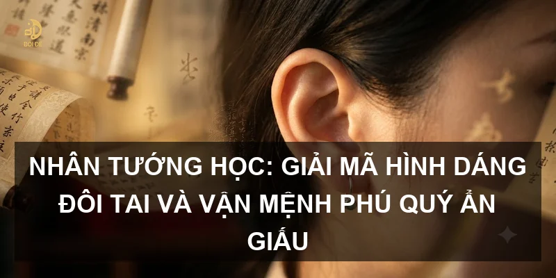 Nhân tướng học: Giải mã hình dáng đôi tai và vận mệnh phú quý ẩn giấu