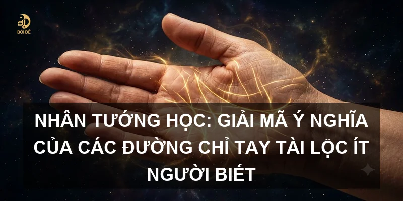Nhân tướng học: Giải mã ý nghĩa của các đường chỉ tay tài lộc ít người biết