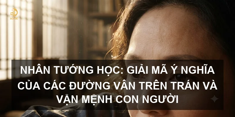 Nhân tướng học: Giải mã ý nghĩa của các đường vân trên trán và vận mệnh con người