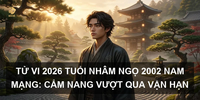 Tử vi 2026 tuổi Nhâm Ngọ 2002 nam mạng: Cẩm nang vượt qua vận hạn