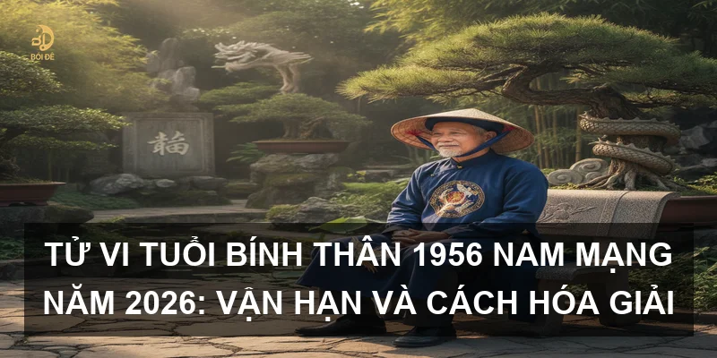 Tử vi tuổi Bính Thân 1956 nam mạng năm 2026: Vận hạn và cách hóa giải